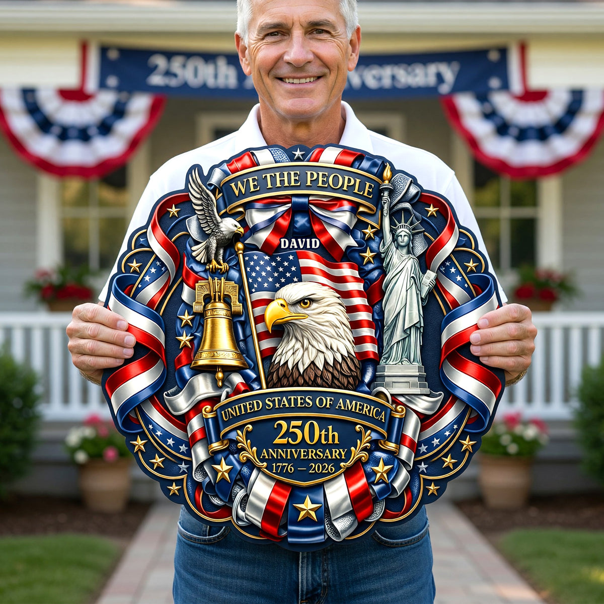 Celebrated America 250th Anniversary Acrylic Sign - Gifts For Patriots 03toqn300526-Homacus