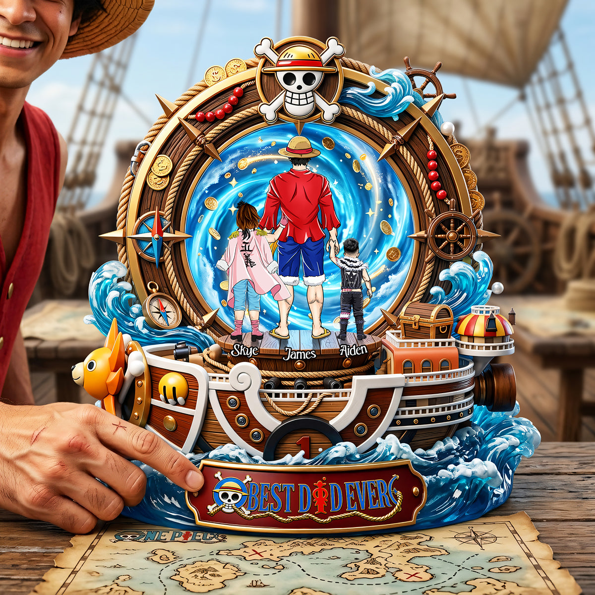 Enthusiastic Adventure Dad Acrylic Plaque - Personalized Gifts For Dads 02tota070526-Homacus