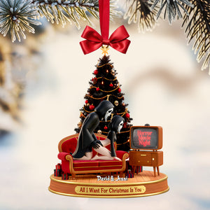 Cheeky Couple Acrylic Ornament - Personalized Gifts For Couples 06OHLU181125-Homacus