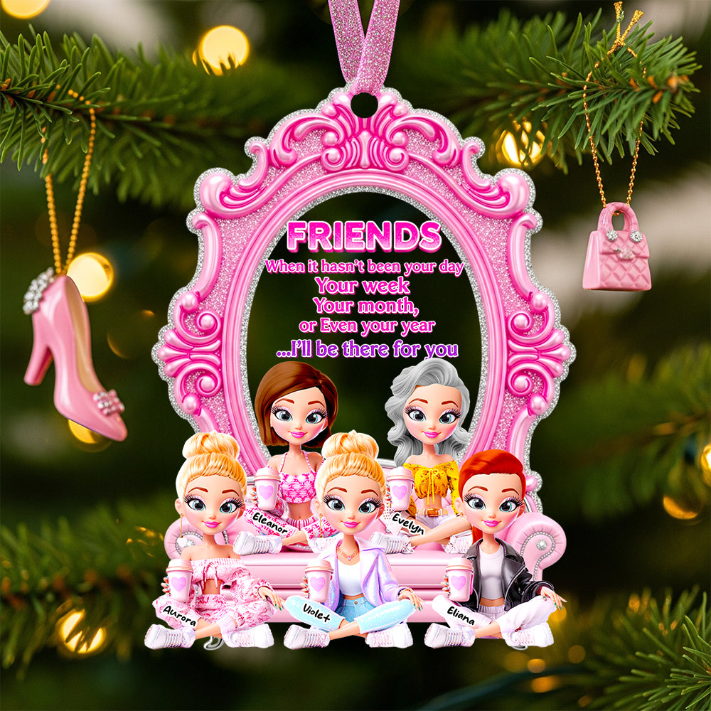 Besties Christmas Ornament Personalized Gifts For Besties 02TGDT140825-Homacus