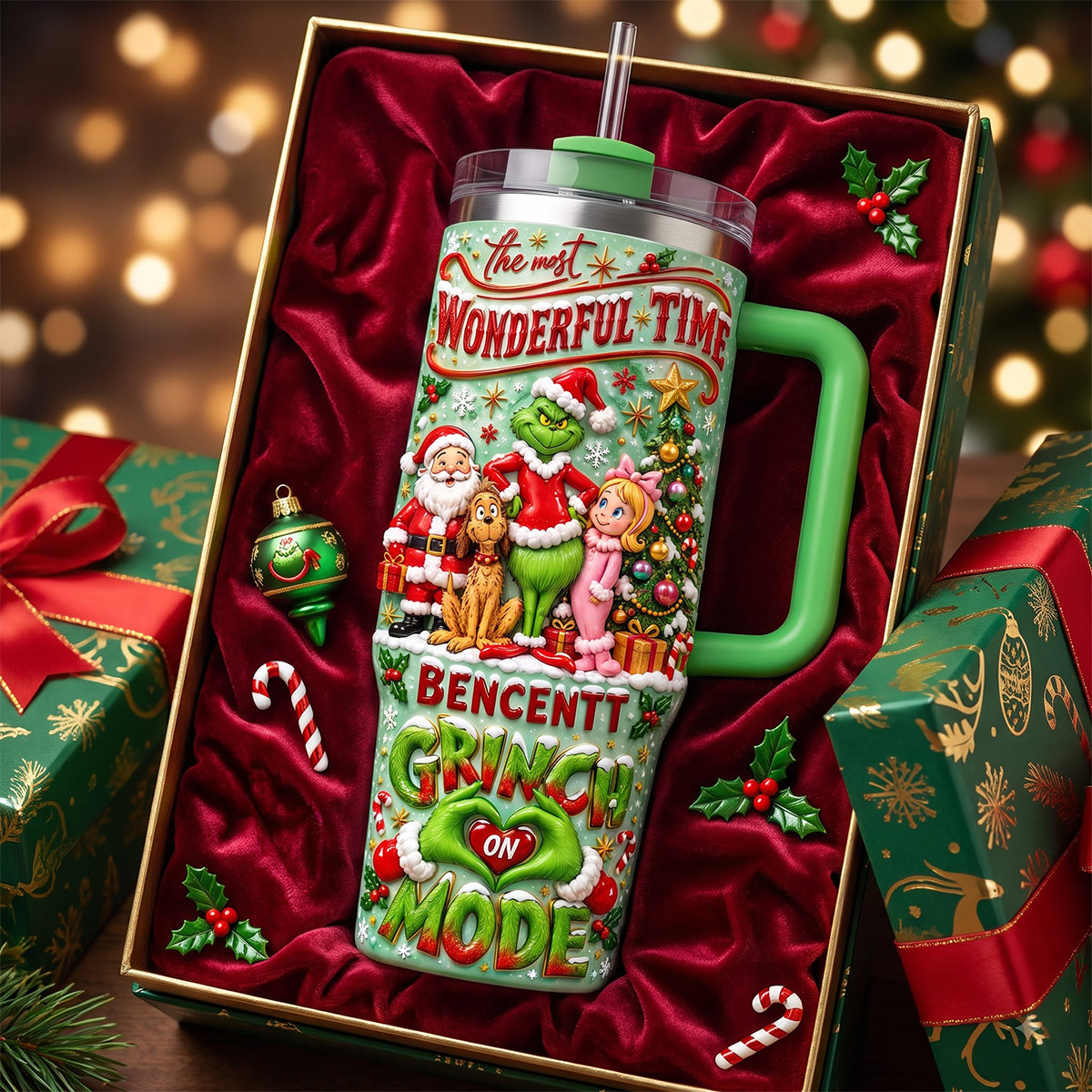 Holiday Spirit Tumbler - Personalized Christmas Gifts 05padh061026-Homacus