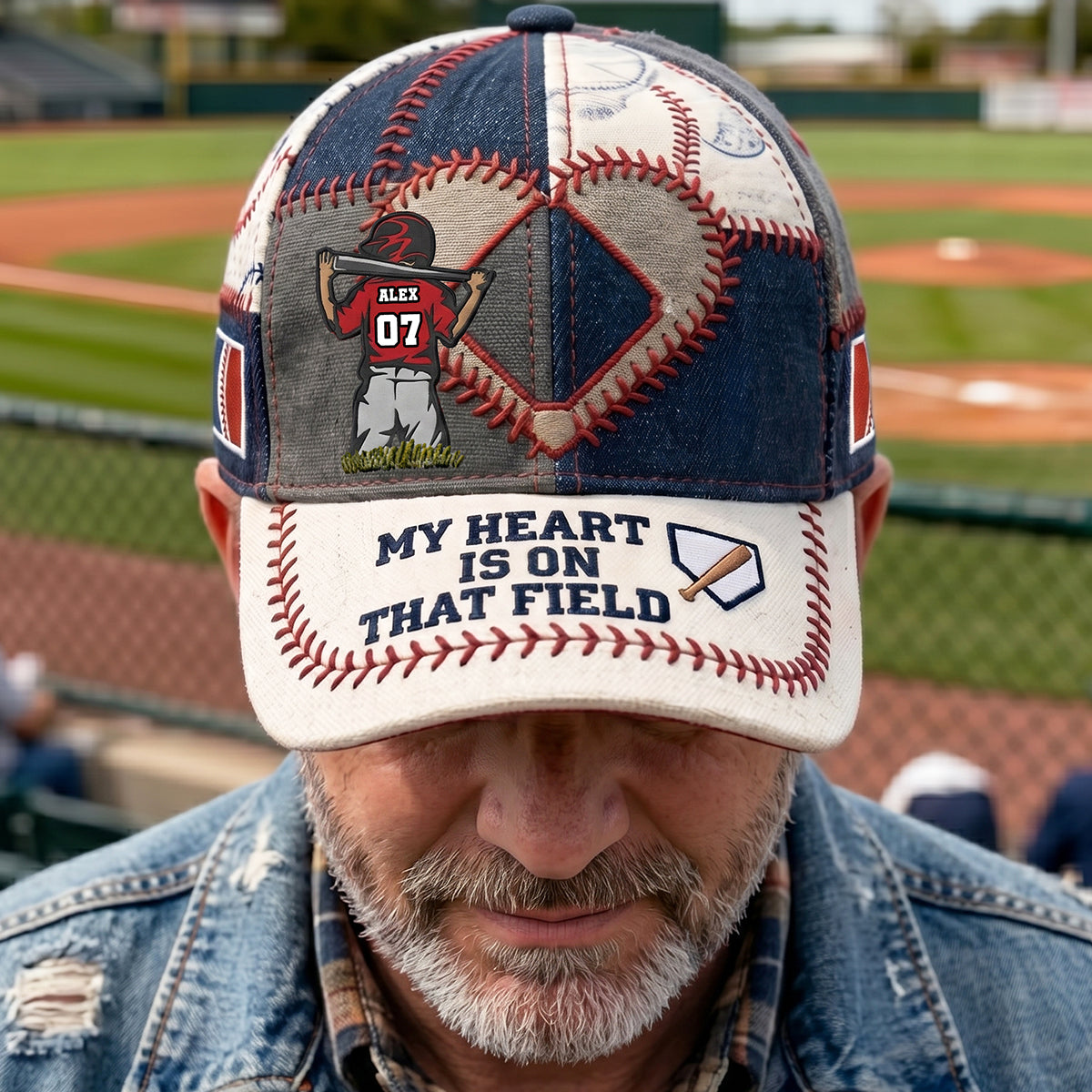 Passionate Baseball Dad Classic Cap - Personalized Gifts For Baseball Parents 01QHTA160426-Homacus