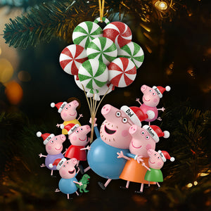 Festive Family Fun Christmas Ornament Personalized Gifts For Family 01NADT260925-Homacus