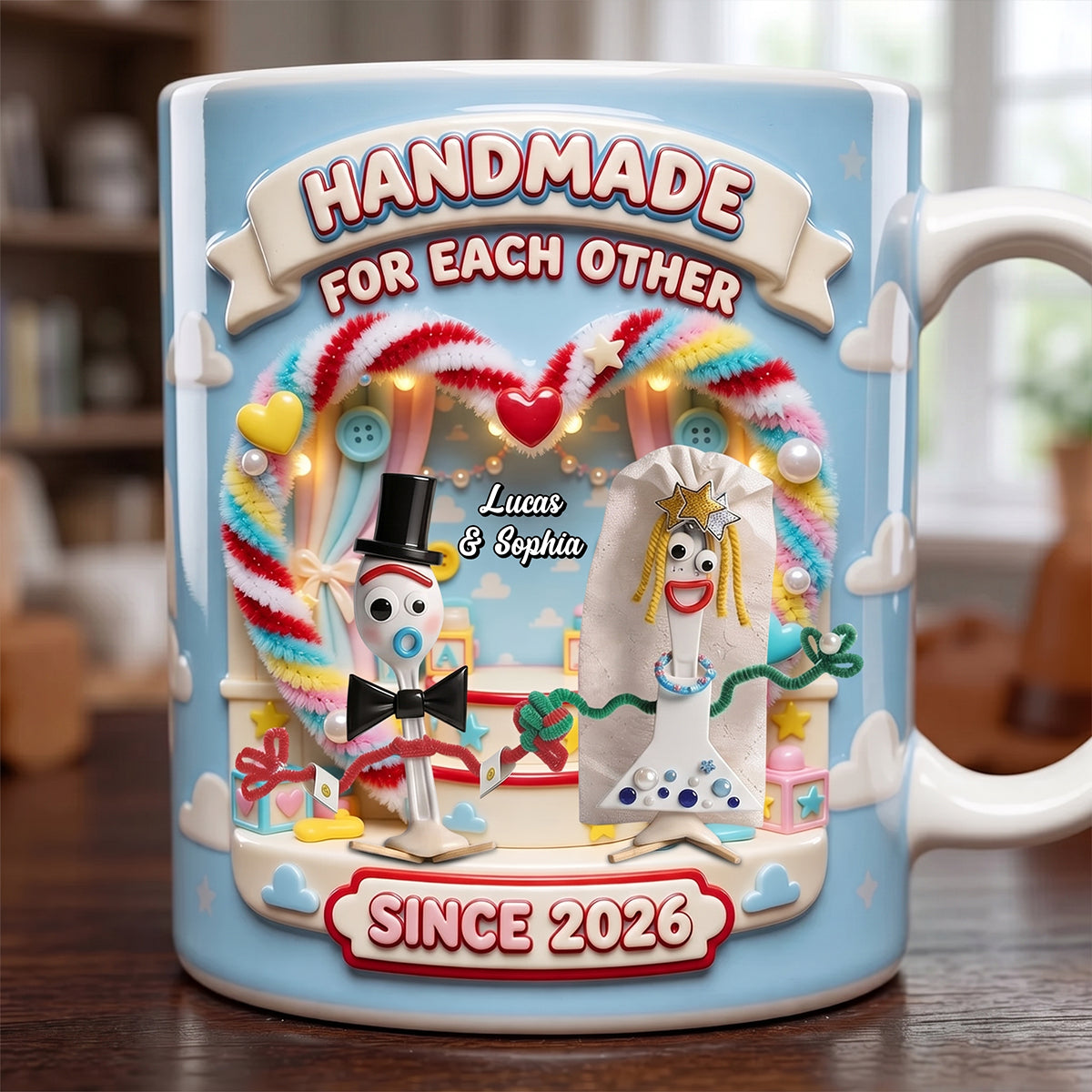 Lovely Couple Mug - Personalized Gifts For Couples 01totn290626-Homacus