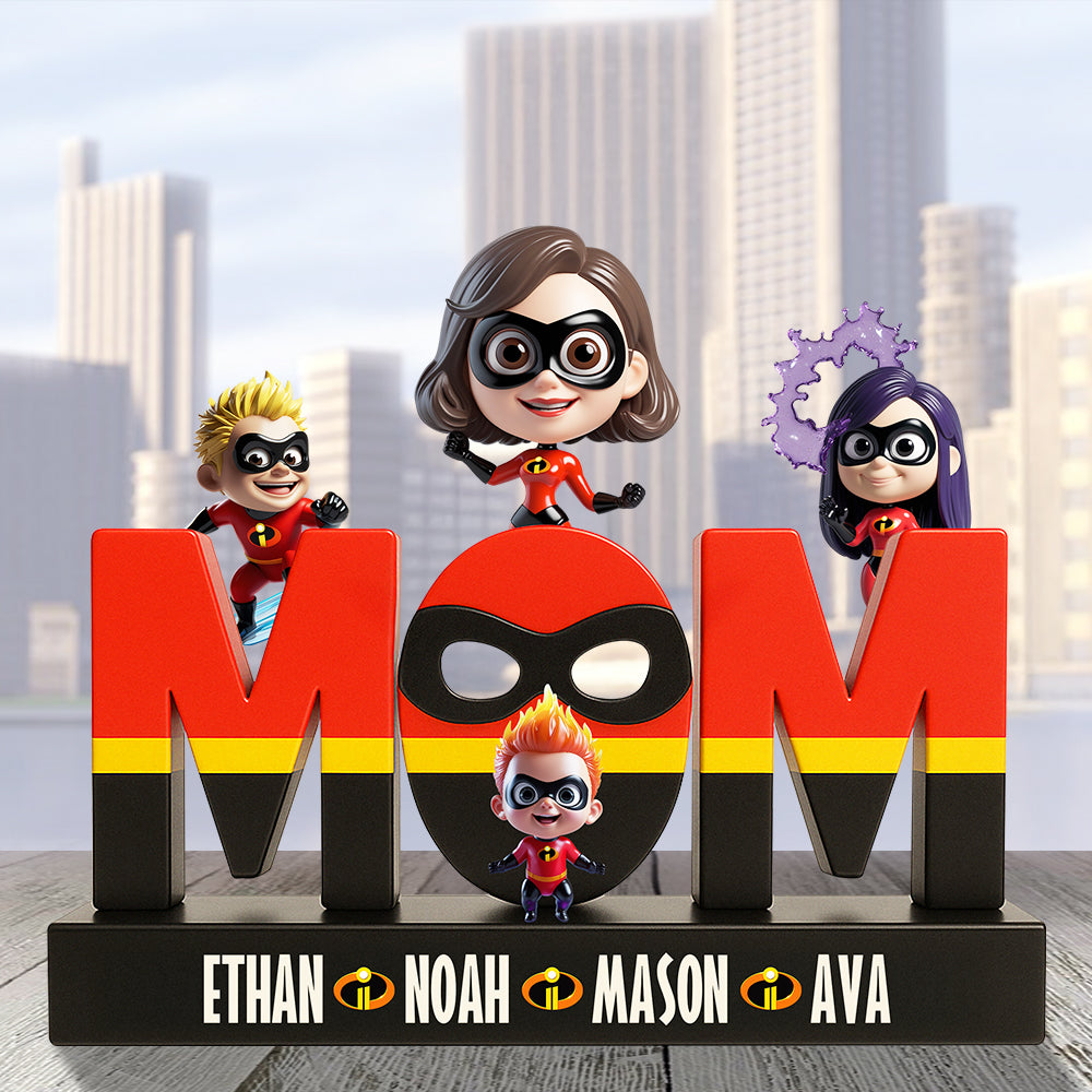 Super Mom Acrylic Plaque Gifts For Mom 011NADT230425-Homacus