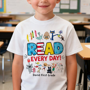 Read Everyday Shirt - Personalized Gifts For Teacher 04hutn110226-Homacus