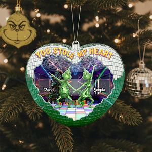 Couple Disco Christmas Ornament Personalized Gifts For Couple 02TGDT120925-Homacus