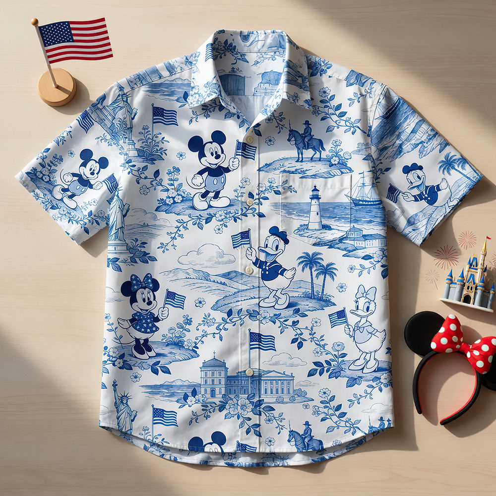 USA 250th Anniversary 3D Hawaiian Shirt - Anniversary Gifts 05pgdt060526-Homacus