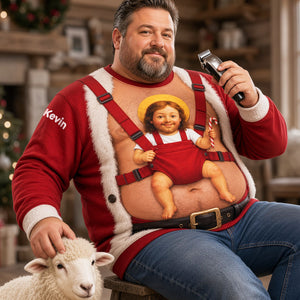 Funny Santa Baby Shirt 3D Shirt - Personalized Gifts For Christmas 04QHTA160926