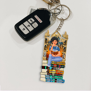 Personalized Gifts For Book Lover Keychain 04HUPU271224PA-Homacus