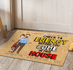 Personalized Gifts For Couple Doormat Funny Hugging Couple 03OHLU110225HG-Homacus