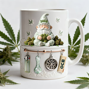 Chilling Time Gnome Coffee Mug - Personalized Gift For Stoners 06TOLU201225-Homacus