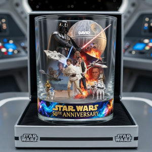 Anniversary Round Glass - Personalized Gifts 01OHLU080626-Homacus