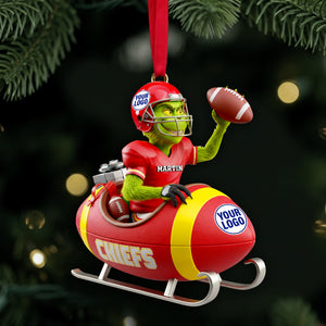 Holiday Touchdown Ornament - Personalized Christmas Gift Sport Lovers 06KILU231025-Homacus