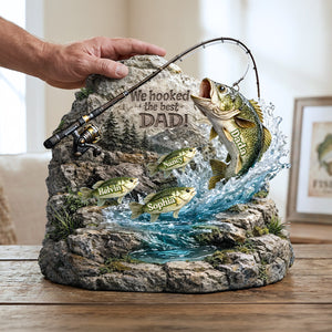We Hooked The Best Daddy Acrylic Plaque - Personalized Gifts For Dad 02TOMG270226-Homacus