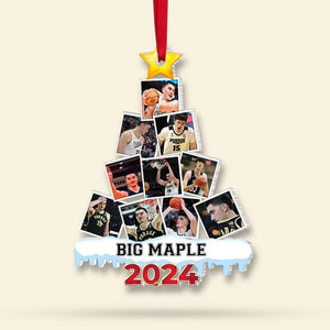 Custom Photo Christmas Gift For Basketball Fans Ornament 09TOMH120824 ct141124-Homacus