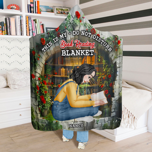 Personalized Gifts For Book Lover Blanket Hoodie 01tgpu271124hg-Homacus