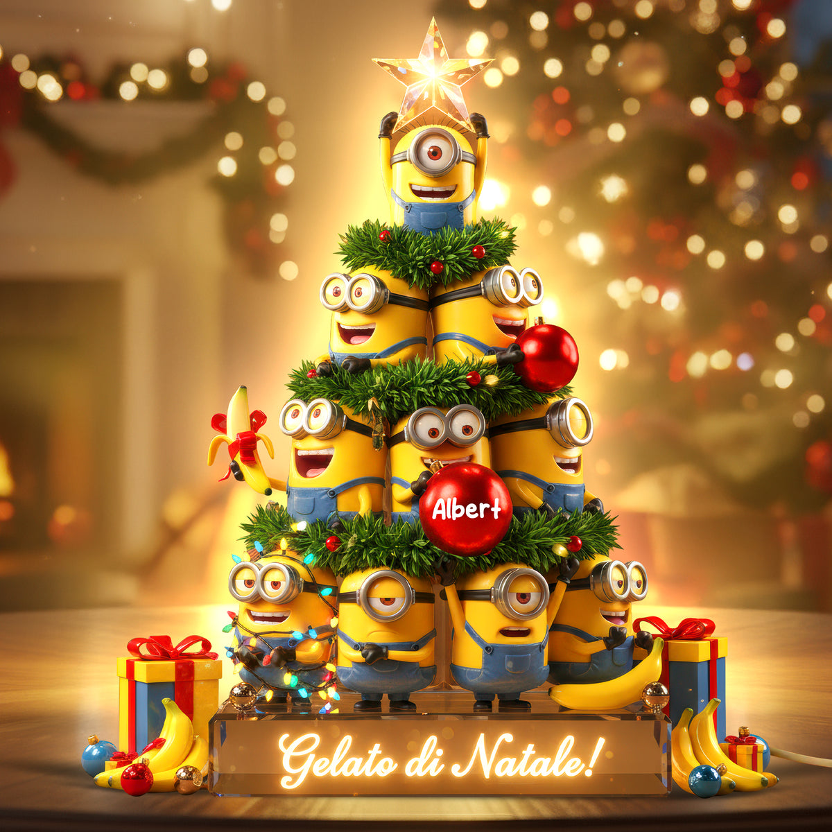 Funny Holiday Monster Acrylic Light Box - Personalized Christmas Gifts 05PAQN061125-Homacus