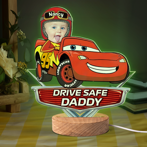 Custom Photo Gifts For Kids Cartoon Car LED Light 01acpu091224-Homacus