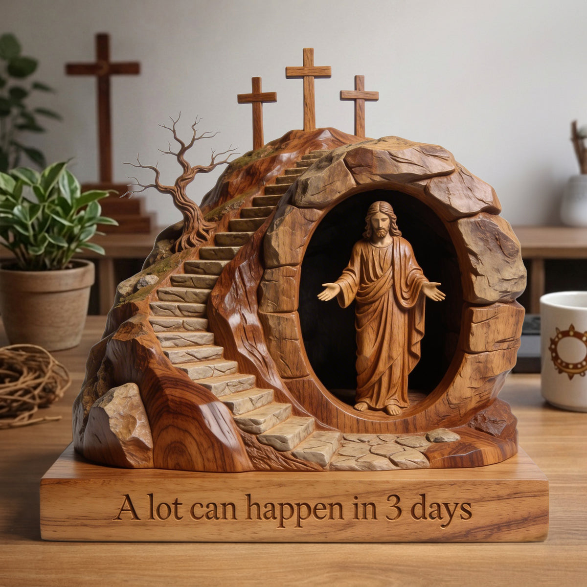 Jesus Easter Day Acrylic Plaque - Gifts For Jesus Lovers 03ohlu060326-Homacus