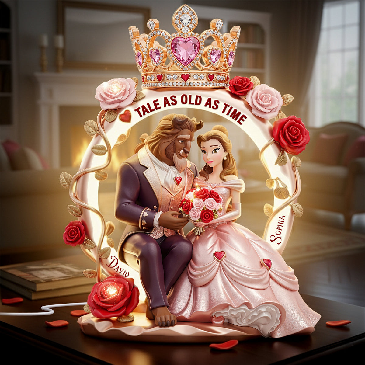 Romantic Couple Acrylic Light Box - Personalized Gifts For Couple 03pglu291125-Homacus