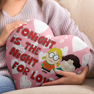 Personalized Gifts For Couples Heart Shape Pillow Valentine 03TOLU031224HG-Homacus