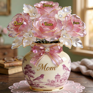 Toile De Jouy Mother Acrylic Plaque - Personalized Gifts For Mothers 02pgmg090326-Homacus