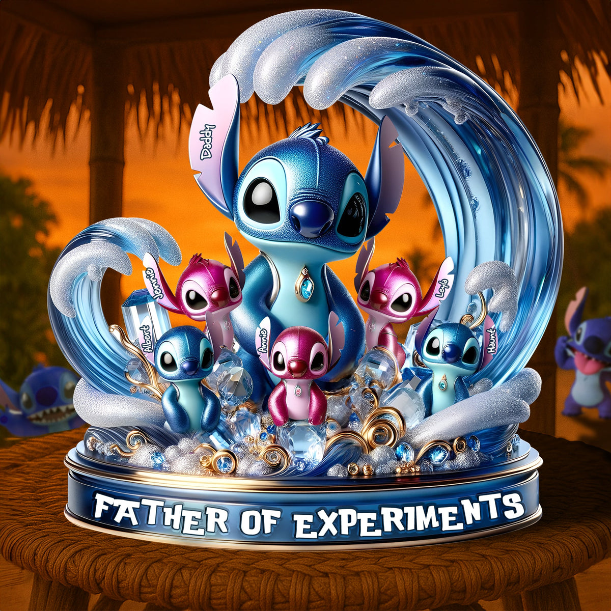 Alien Dad Acrylic Plaque - Personalized Gifts For Dad 01TGLU070525-Homacus