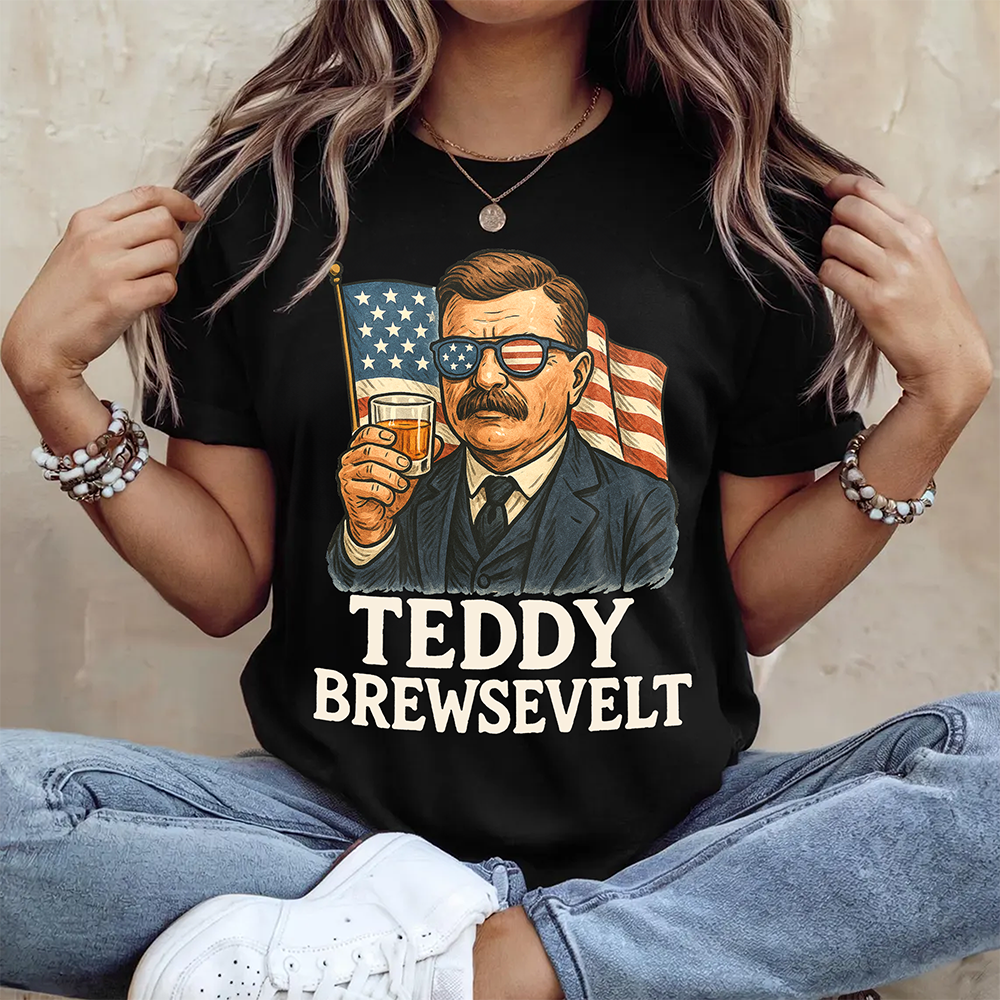 Funny American Drink Shirt - Personalized Gifts For 4th Of July 05huti100625-Homacus