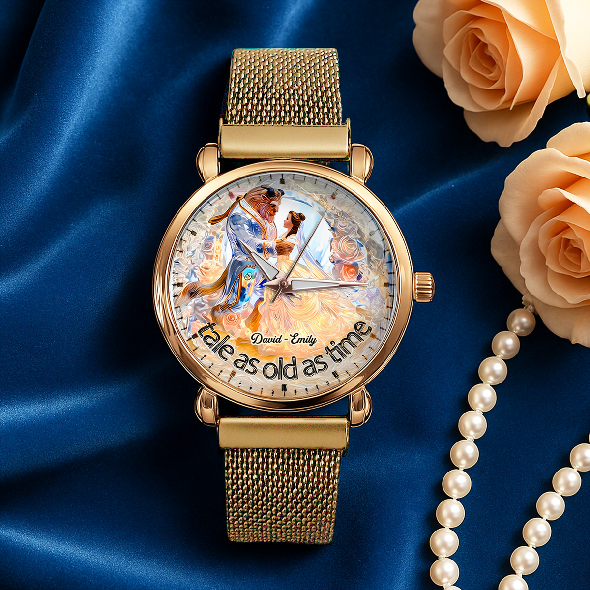 Couple Mesh Strap Quartz Watch - Personalized Gifts For Couple 04TGPU170725-Homacus