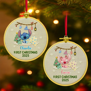 Baby First Christmas Acrylic Ornament - Personalized Gifts For Kids 05tomg171125-Homacus