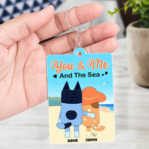 Personalized Gifts For Couple Keychain 05httn070624-Homacus