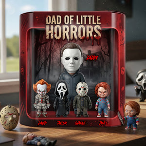 Dad Of Little Horrors Acrylic Plaque - Personalized Gifts For Dads 01nalu040526-Homacus