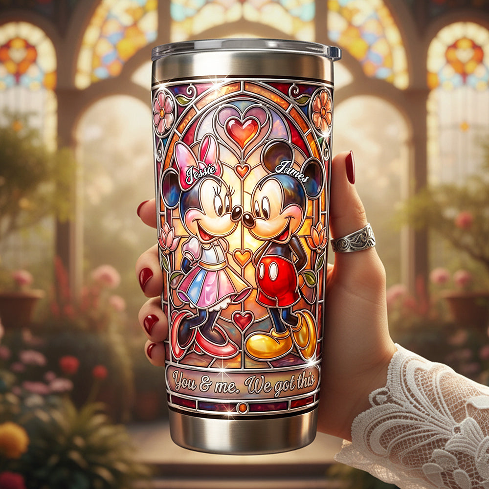 Romantic Couple 20oz Tumbler - Personalized Gifts For Couple 04tota160126-Homacus