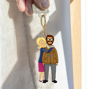 Personalized Gifts For Couple Keychain 03qhhu241224hg-Homacus