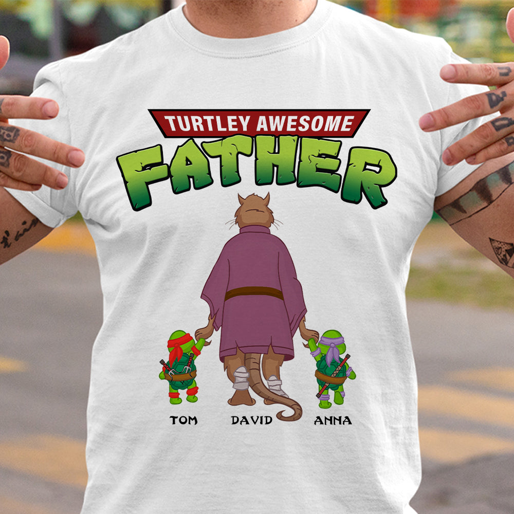 Awesome Dad Personalized Shirt Gifts For Dad-Homacus