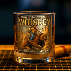 Wild Spirit Round Glass – Personalized Gifts For Cowfolk 02toqn260825-Homacus
