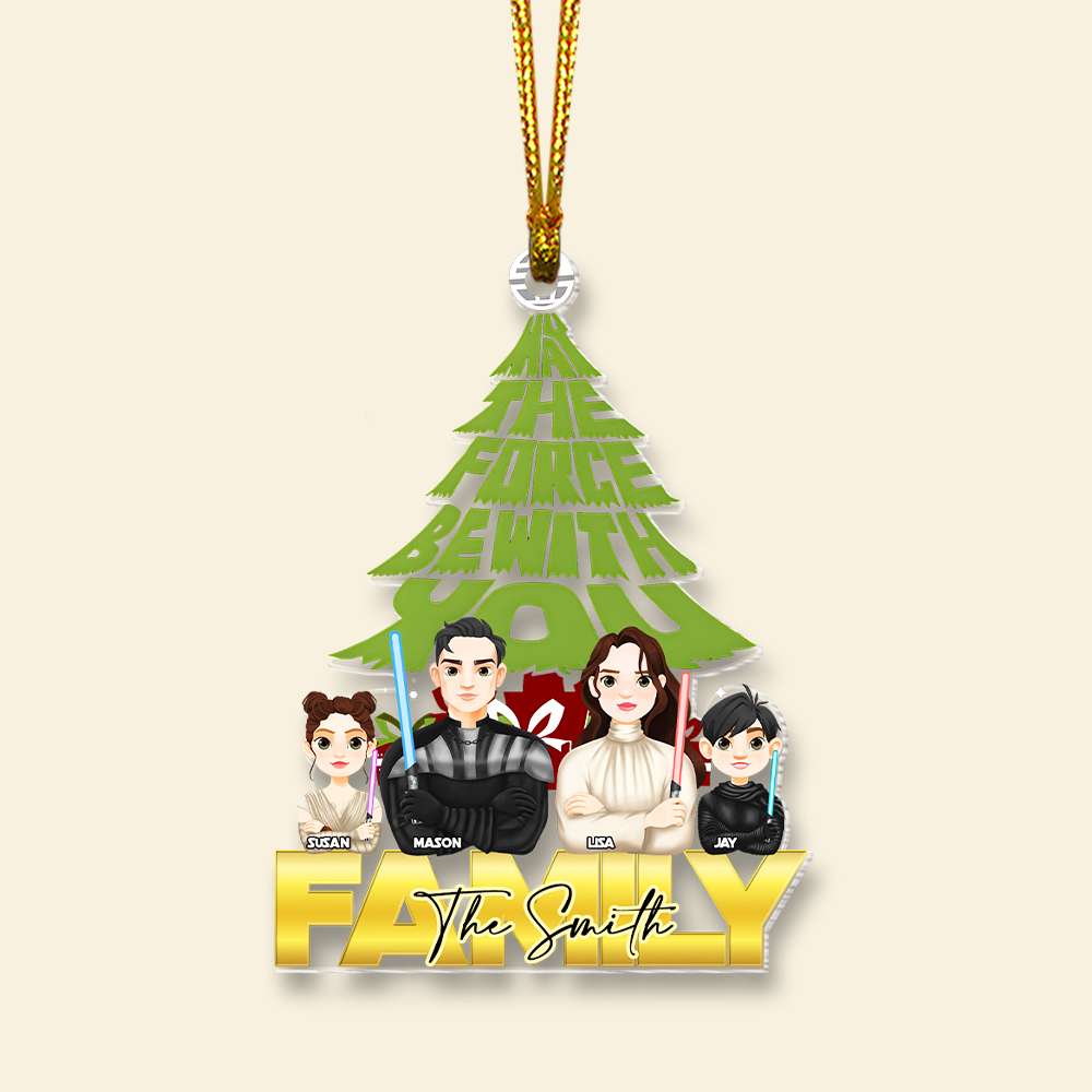 Personalized Christmas Gift For Family Ornament 01TOMH021124HG-Homacus