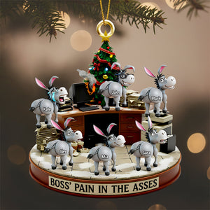 Fun Donkey Coworkers Ornament, Personalized Gifts For Boss 02QHDT250925-Homacus