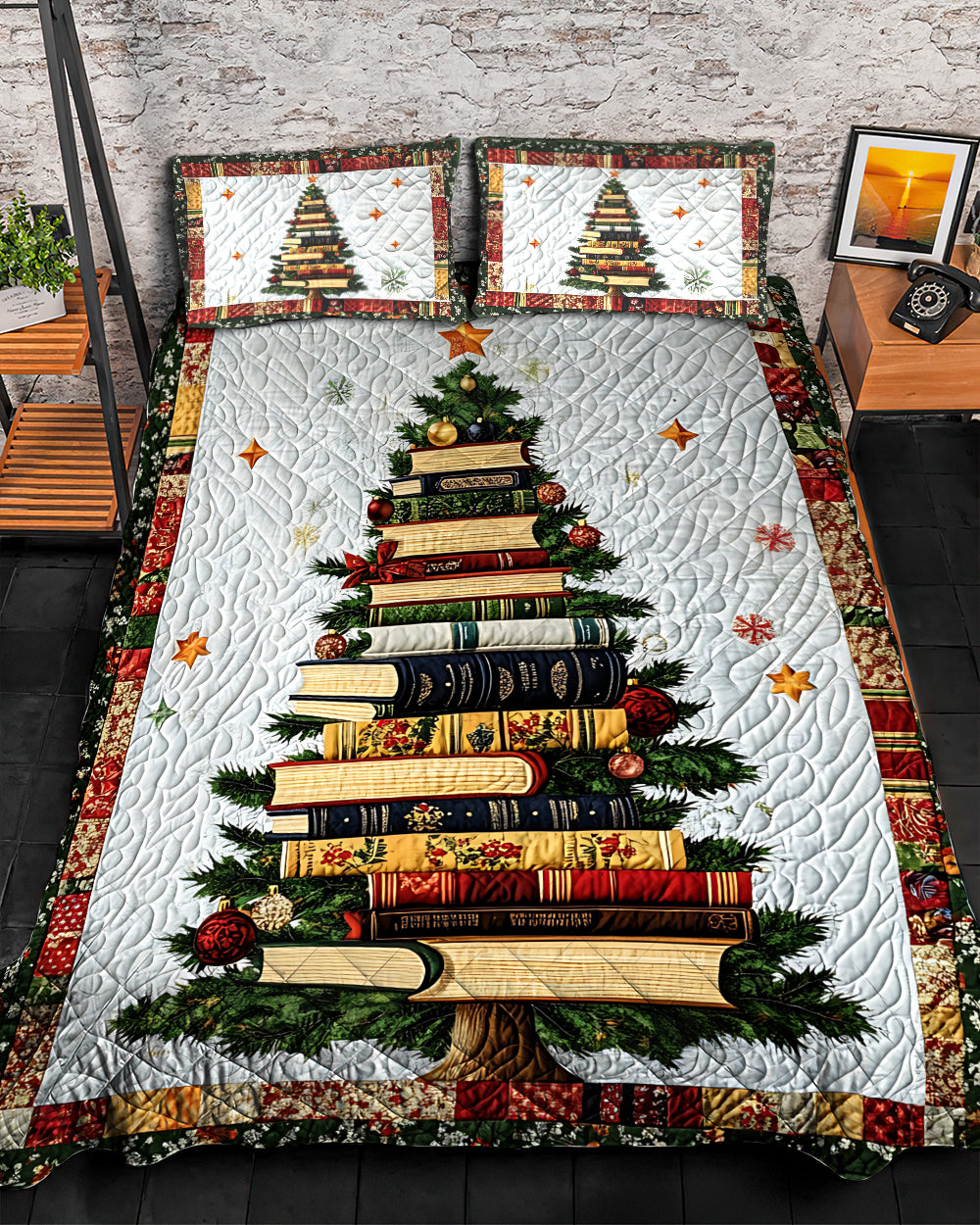 Christmas Gifts For Book Lovers Quilt Bed Set 02hutn011124-Homacus