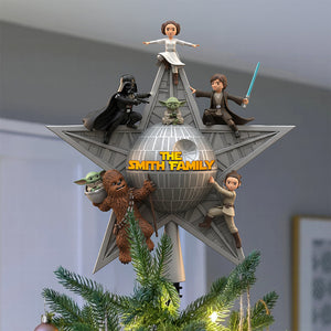 Personalized Gifts For Family Acrylic Christmas Tree Topper 01nata201125-Homacus