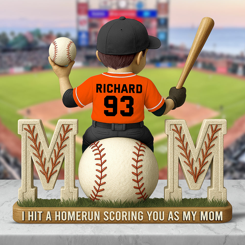 Baseball Mom Acrylic Plaque Gifts For Mom 04TGQN180425-Homacus