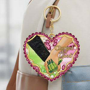 Eternal Friendship Keychain Personalized Gifts For Friend 02HUDT261125-Homacus