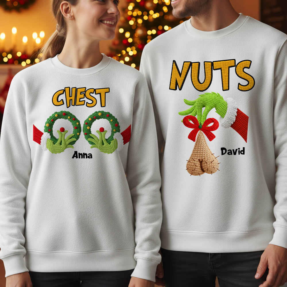 Personalized Funny Gifts For Couple Christmas Shirt 05natn270825-Homacus