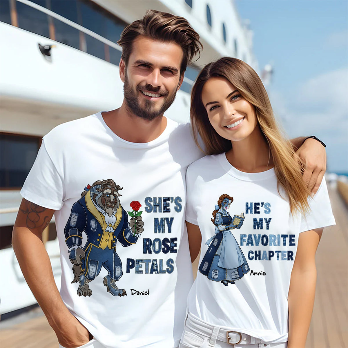The Enchanted Couple Shirt - Personalized Gifts For Couples 02TGLU060625-Homacus