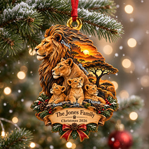 Christmas In The Kingdom Ornament - Personalized Christmas Gifts For Family 02qhdh120926