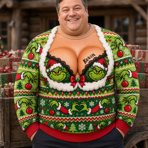 Hot Mischief Christmas 3D Knitted Ugly Sweater - Personalized Christmas Gifts 01nata290926