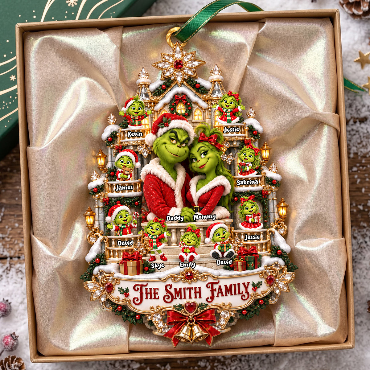 Mischief Family Christmas Ornament - Personalized Gift For Family 04HATA100926-Homacus