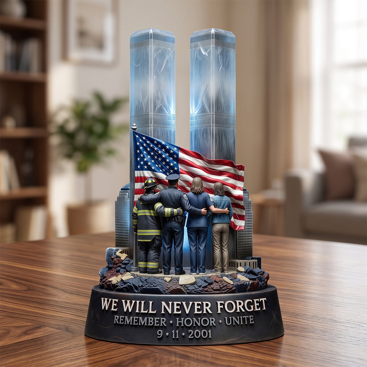 We Will Never Foget Acrylic Plaque - Personalized Gifts 05totn280726-Homacus