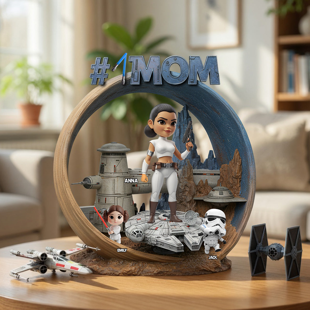 Strongest Warrior Mom And Kids Acrylic Plaque - Personalized Gifts For Moms 04qhtn200426-Homacus